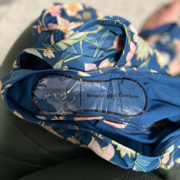 Nicole Miller Floral One-Piece Swimsuit - Picture 5 of 6